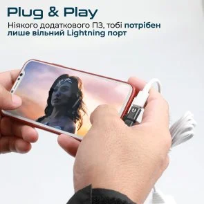 Фото: Перехідник Promate Ihinge-lt Lightning / 2xLightning Grey (6959144039213) № 3 | KTC