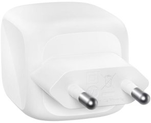 Зарядний пристрій Belkin BoostCharge Pro GaN 50W White (WCH019KQWH)