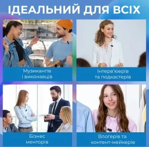Фото: Радіосистема BOYA BY-V35 TRS for camera Black № 17 | KTC