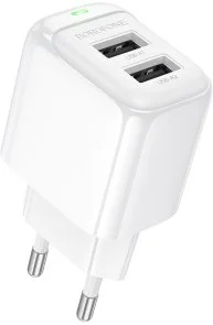 Фото: Зарядний пристрій BOROFONE BAS41A Potential 2A White (6941991113741) № 2 | KTC