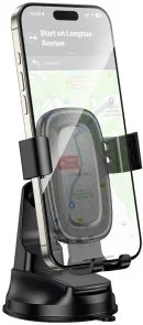 Фото: Кріплення для мобільного телефону BOROFONE BH130 Follower Gravity Car Holder Black (6941991121289) № 5 | KTC