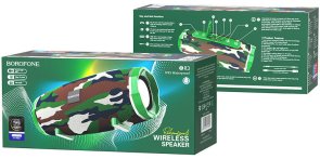 Портативна колонка BOROFONE BR3 Rich Camouflage Green (6931474715616)