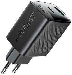 Зарядний пристрій Acefast A106 QC3.0 PD GaN 45W Black (6974316284031)