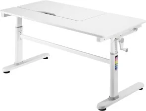 Фото: Стіл комп’ютерний 2E CE301K Mechanic White (2E-CE301K-MECHANIC) № 3 | KTC