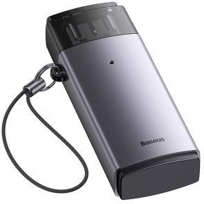 Кардрідер Baseus Lite Series Card Reader Grey (WKQX060013)