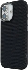 Фото: Чохол ArmorStandart for Apple iPhone 17 - LikeCarbon2 MagCase Kevlar Black (ARM88379) № 5 | KTC