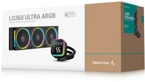 Фото: Система рідинного охолодження Deepcool LQ360 Ultra ARGB Black (R-LQ360-BKASMC-G-1) № 6 | KTC