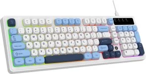 Фото: Клавіатура Ajazz AF98 USB Glacier Blue (AF98-GB) № 4 | KTC