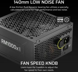 Фото: Блок живлення Corsair 1000W RM1000x SHIFT Fully Modular (CP-9020300-EU) № 9 | KTC