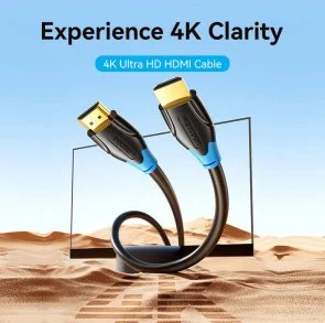 Фото: Кабель Vention v2.0 4K HDMI / HDMI 0.75m Black (AACBE) № 2 | KTC