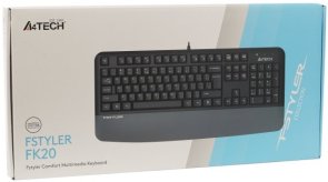 Клавіатура A4tech Fstyler FK20 USB Grey (FK20 Grey)