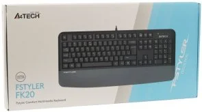 Фото: Клавіатура A4tech Fstyler FK20 USB Grey (FK20 Grey) № 4 | KTC