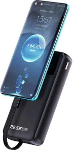 Батарея універсальна Dudao K15 Pro 20000mAh 22.5W Black (6977196682430)