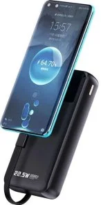 Фото: Батарея універсальна Dudao K15 Pro 20000mAh 22.5W Black (6977196682430) № 3 | KTC