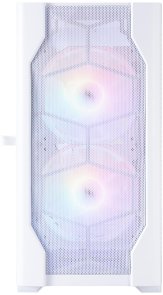 Корпус 1stPlayer D4-M-WH-2F1P-W-1F1-W White with window