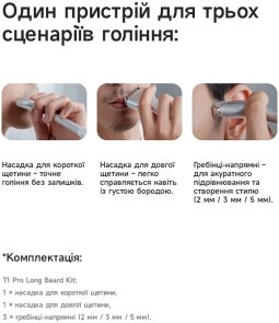 Електробритва Laifen T1 Pro One Blade Silver (1ER51-A-XX-SI-001)