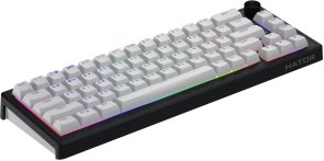 Клавіатура, Hator Skyfall 65 Wireless Aurum Sterling WL/BT/USB, Black/White ( Gaming )