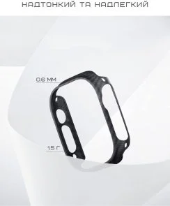 Фото: Чохол Pitaka for Apple Watch 10 42mm - Air Black/Grey № 9 | KTC
