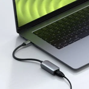 Фото: Мережева карта Satechi 2.5 Gigabit Ethernet Space Gray (ST-AE25M) № 4 | KTC