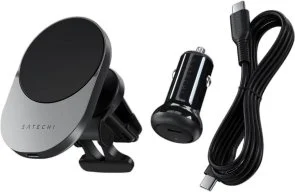 Фото: Кріплення для мобільного телефону Satechi Qi2 Wireless Car Charger Space Gray (ST-Q2CCM) № 4 | KTC