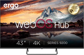 Телевізор LED Ergo 43WUS9200 (Smart TV, Wi-Fi, 3840x2160)