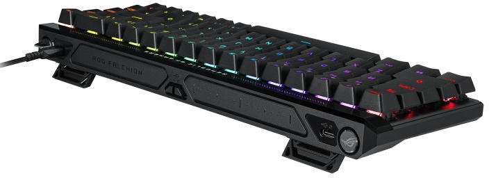 Клавіатура ASUS ROG Falchion Ace HFX Magnetic Switches 68key USB Black (90MP03VE-BKMA00)