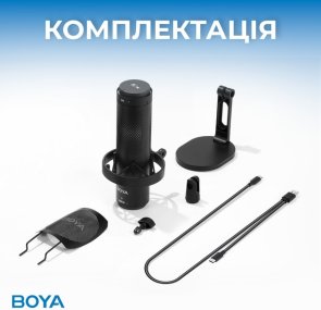 Мікрофон Boya K9 RGB Black