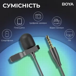 Фото: Мікрофон BOYA BY-M1S Black № 10 | KTC