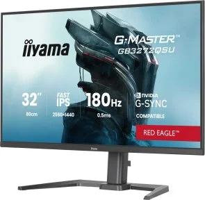 Фото: Монітор iiyama GB3272QSU-B1 Black - 31.5" IPS / 2560×1440 / 180 Гц / Nvidia G-Sync Compatible / HAS № 3 | KTC