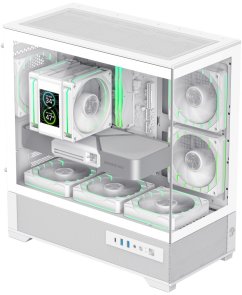 Корпус Gamemax VISTA 2 MW White with window