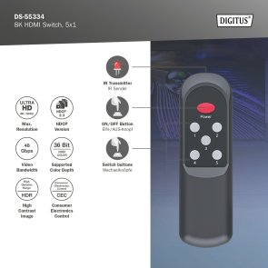 Сплітер Digitus DS-55334 v2.1 Black