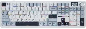 Фото: Клавіатура Aula F108 Pro WL/BT/USB White (6978080501318) № 2 | KTC