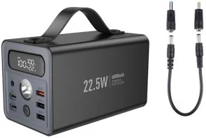 Фото: Батарея універсальна Hoco J138 Distant 60000mAh 22.5W Black with flashlight (6942007638524) № 4 | KTC