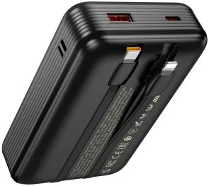 Фото: Батарея універсальна Hoco Q37A Graceful 20000mah 22.5W Black (6942007644921) № 3 | KTC