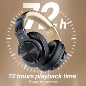Фото: Навушники OneOdio Fusion A70 Black/Gold (A70 Black Gold) № 4 | KTC