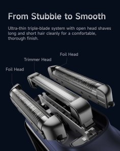 Електробритва Laifen P3 Pro Dark Blue (1ER91-L-XX-BE-001)