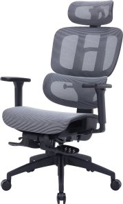 Крісло OfficePro Skyline Footrest OC750 Black/Dark Gray (OC750-B-DG-DG)