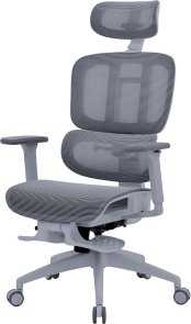 Крісло OfficePro Skyline Footrest OC750 Gray/Dark Gray (OC750-G-DG-DG)