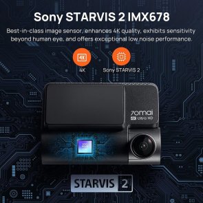 Відеореєстратор 70mai Dash Cam 4K A810S-2 Set