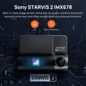 Фото: Відеореєстратор 70mai Dash Cam 4K A810S-2 Set № 11 | KTC