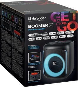 Акустика для вечірок Defender Boomer 50 Black (65450)