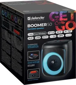 Фото: Акустика для вечірок Defender Boomer 50 Black (65450) № 11 | KTC