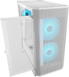 Корпус Cougar Airface Flo RGB White with window (AIRFACE FLO RGB White)