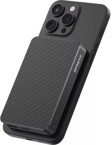 Батарея універсальна Proove Carbon Slim 10000mAh 22.5W/Qi 15W Black (PBCS22110001)