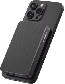 Фото: Батарея універсальна Proove Carbon Slim 10000mAh 22.5W/Qi 15W Black (PBCS22110001) № 2 | KTC