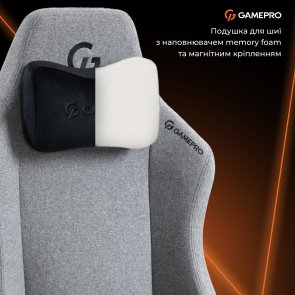 Крісло GamePro GC775G Fabric Gray