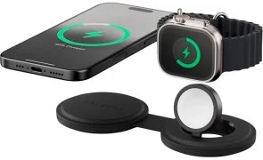 Фото: Бездротова зарядна станція Satechi OntheGo 2-in-1 Black (ST-QTG21K) № 3 | KTC