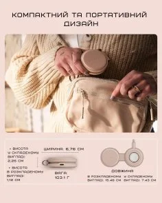Фото: Бездротова зарядна станція Satechi OntheGo 2-in-1 Desert Rose (ST-QTG21R) № 10 | KTC