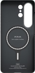 Чохол Pitaka for Samsung S26 Ultra - Edge Ultra-Slim Case Classic Twill 600D Black/Grey (KS2601U)