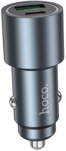 Автомобільний зарядний пристрій Hoco Z60 Bloom 48W Metal Gray (6942007642095)